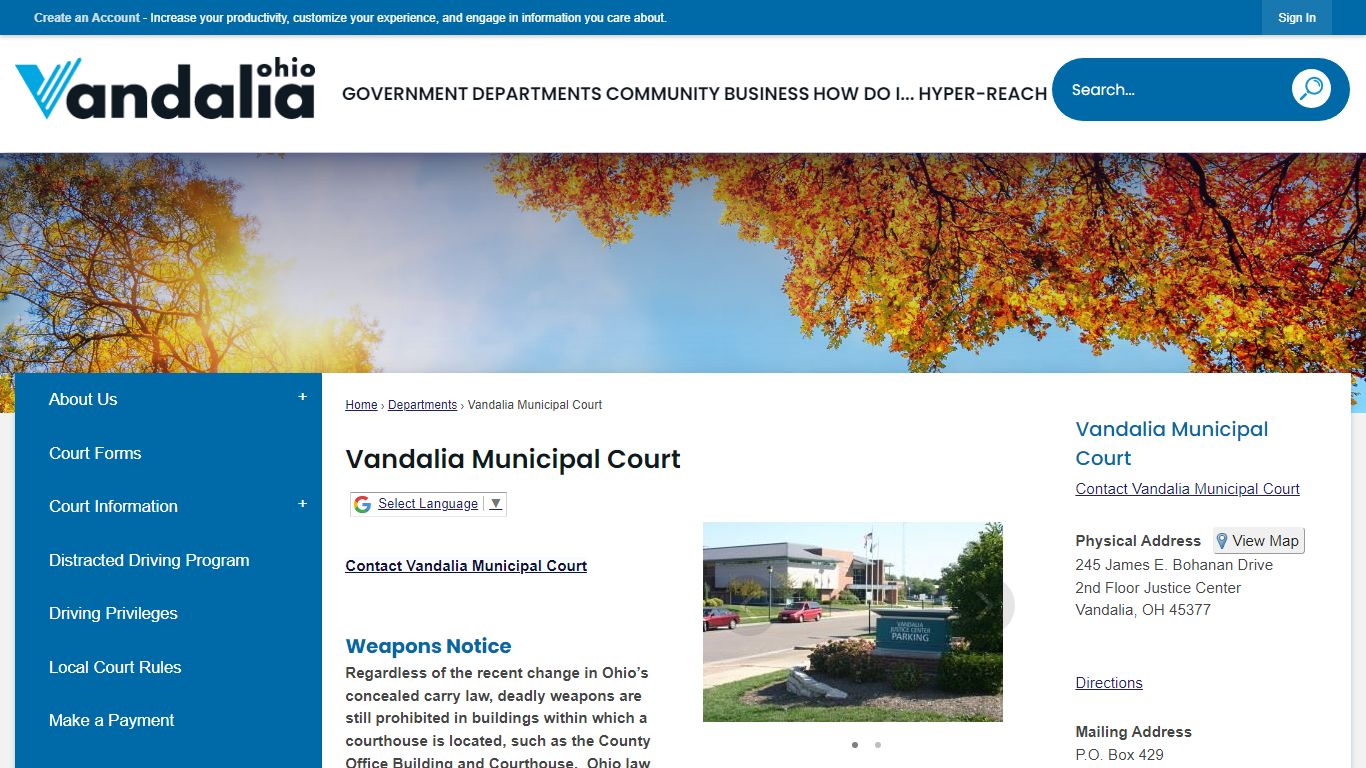 Vandalia Municipal Court | Vandalia, OH